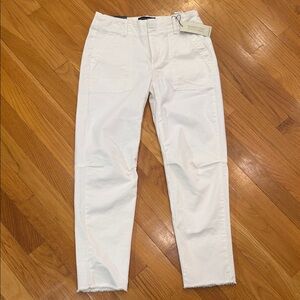 Banana Republic white women’s chinos